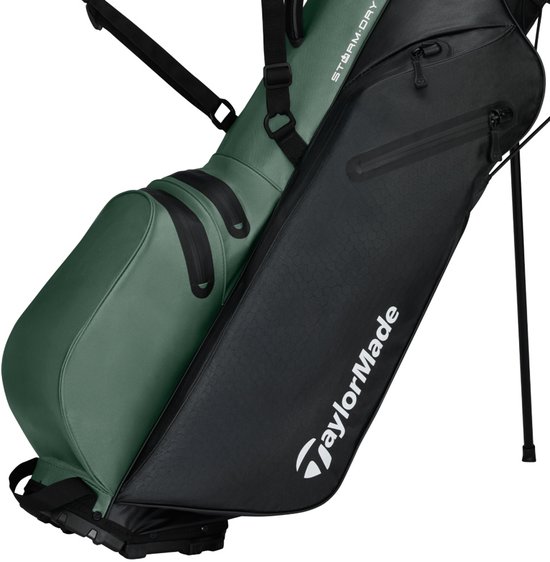 TaylorMade StormDry Waterproof Standbag 2026 - Zwart Groen van TaylorMade — afbeelding 5