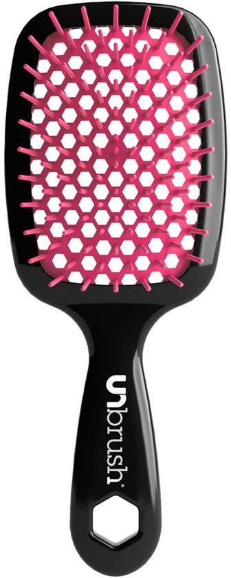 UNbrush - Detangling Hair Brush - Cherry Blossom Pink