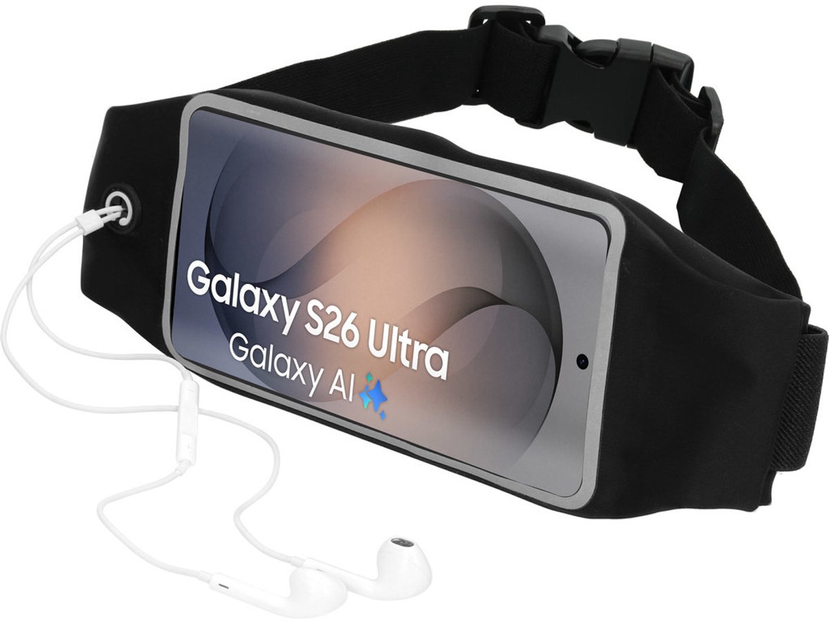 Mobiparts Comfort Fit Sport Belt geschikt voor Samsung Galaxy S26 Ultra - Zwart