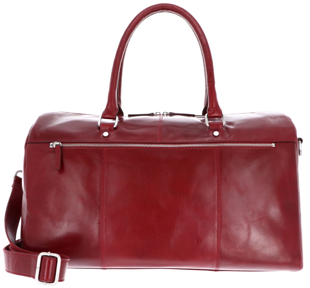 LEONHARD HEYDEN Leren reistas Cambridge Reisetasche 5272 Rot rood