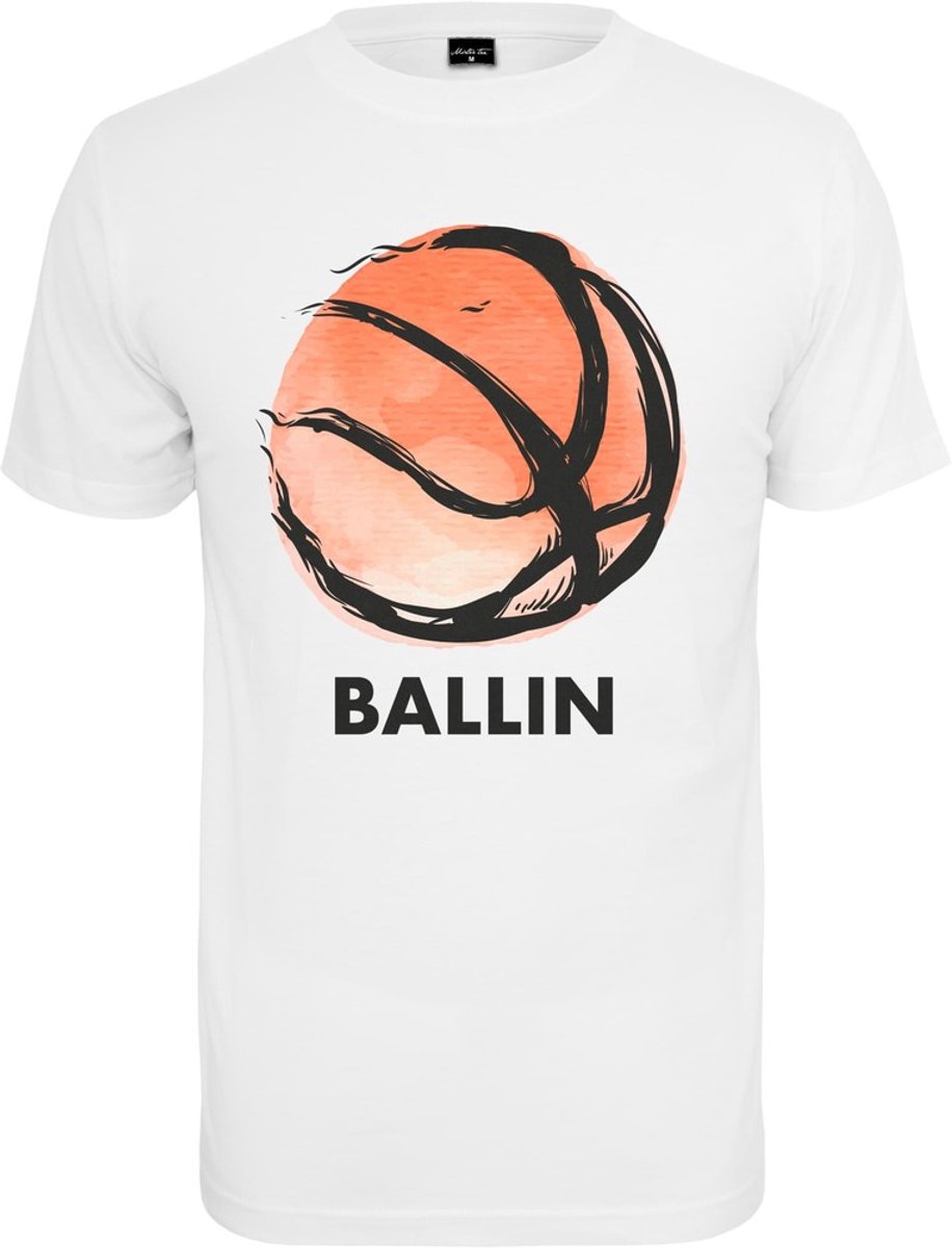 Mister Tee Ball Tee Heren T-shirt XXL Wit