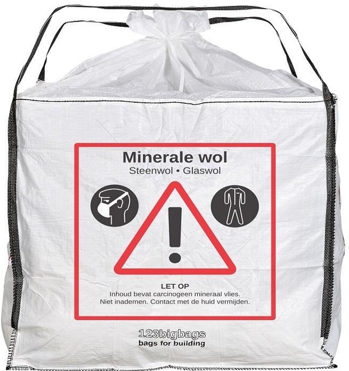 2x | Big Bag Minerale wollen zak 140x140x120 cm | 2,3 m³