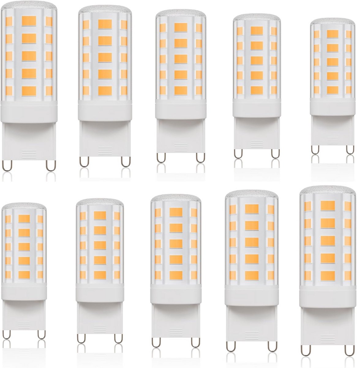 LED Lampen G9 Warm Wit 2700K Vervangt 40W Halogeen 10 Stuks