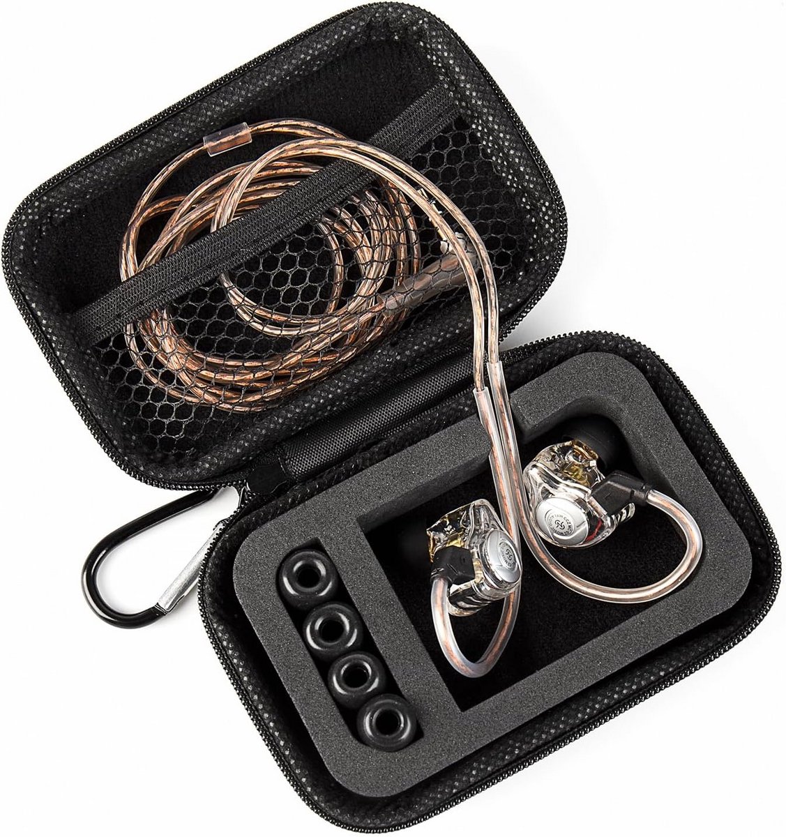 Waterdichte Draagtas voor Ear Monitors, Oordopjes en Kabels