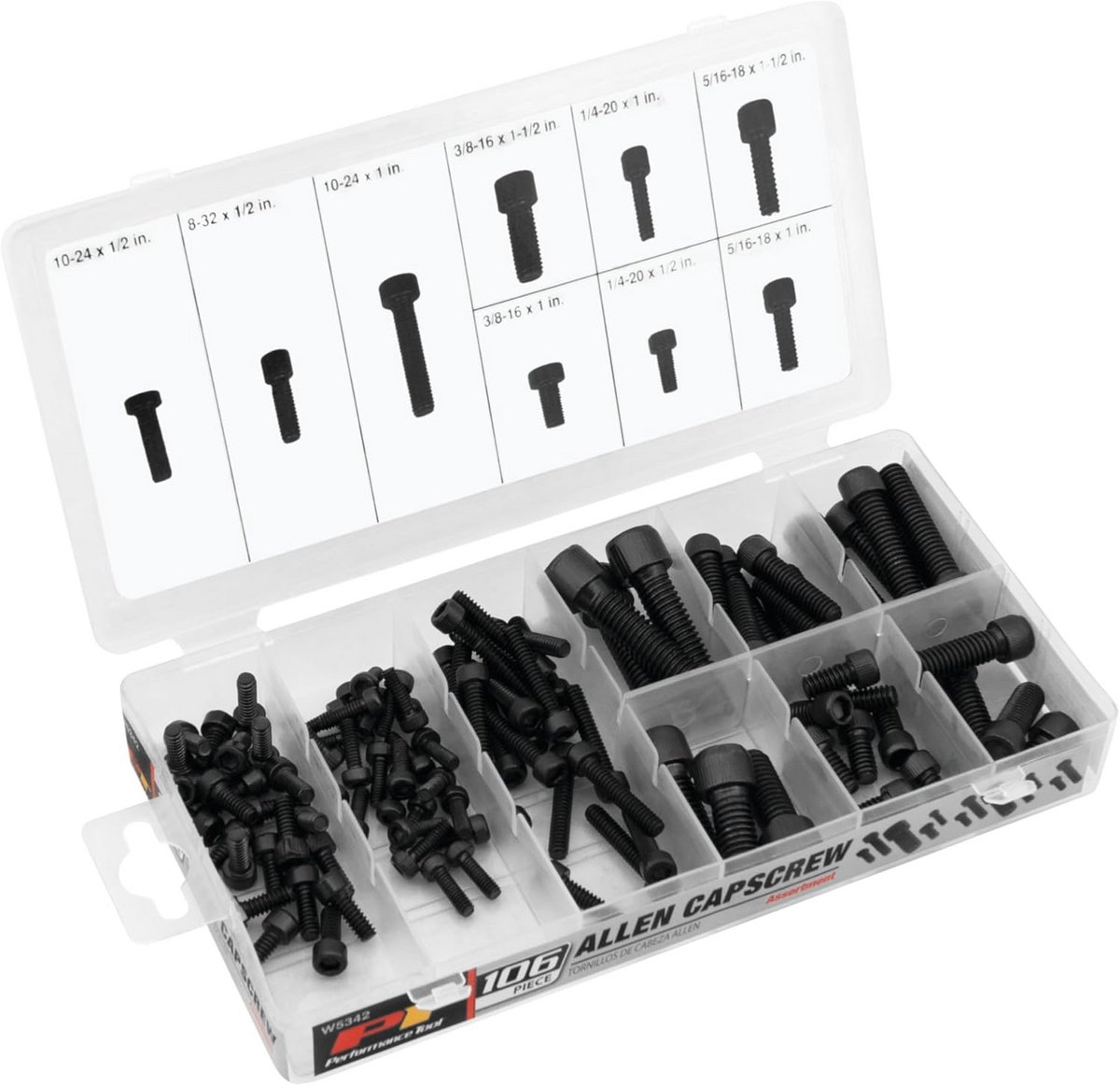 Inbusschroeven Assortiment Set met Dop en Koffer - 106 Delen