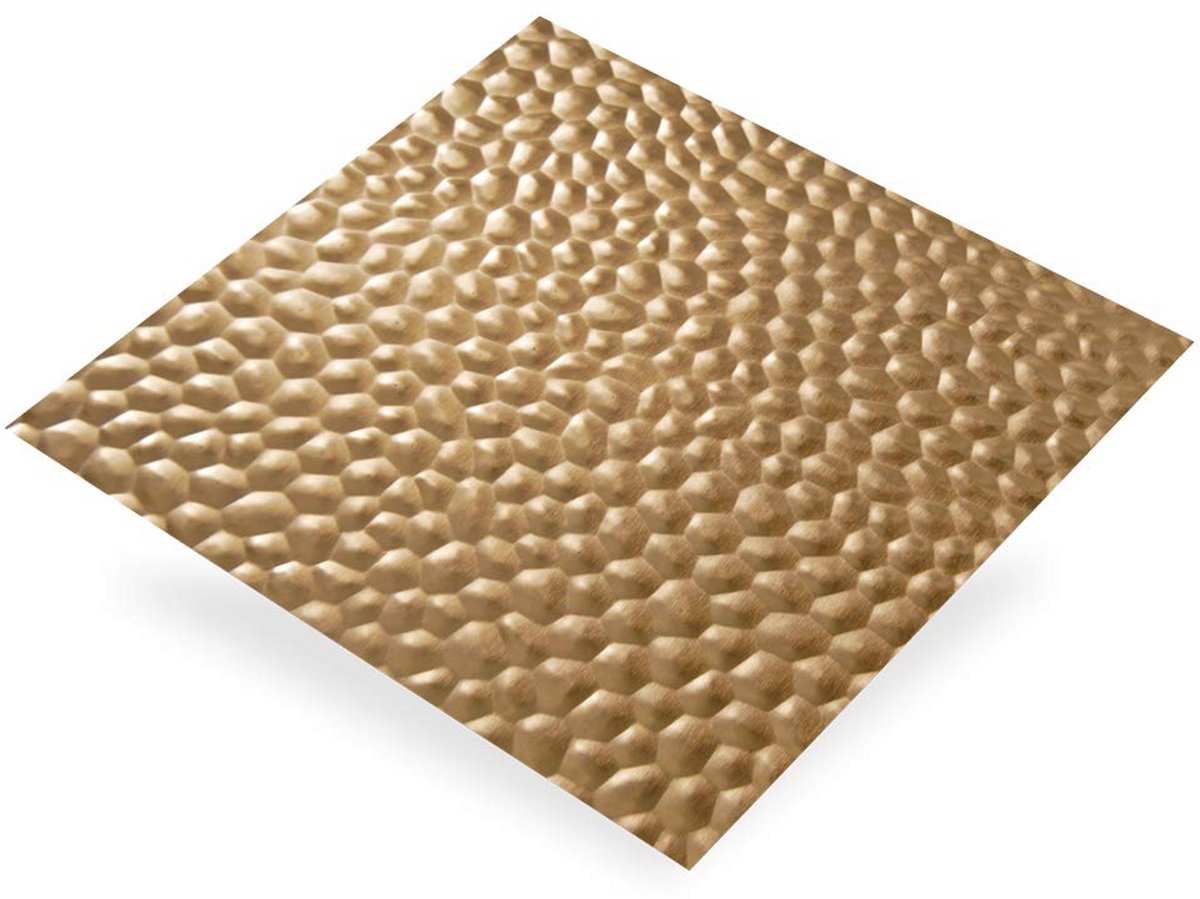 Dunne Aluminium Plaat 0,4 mm Koperlook voor Knutselen en Decoratie