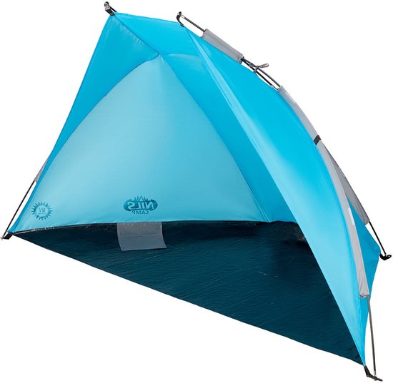 NILS CAMP NC3039 - Strandtent - Grijs - 210cm breed - UV beschermend van NILS CAMP — afbeelding 2