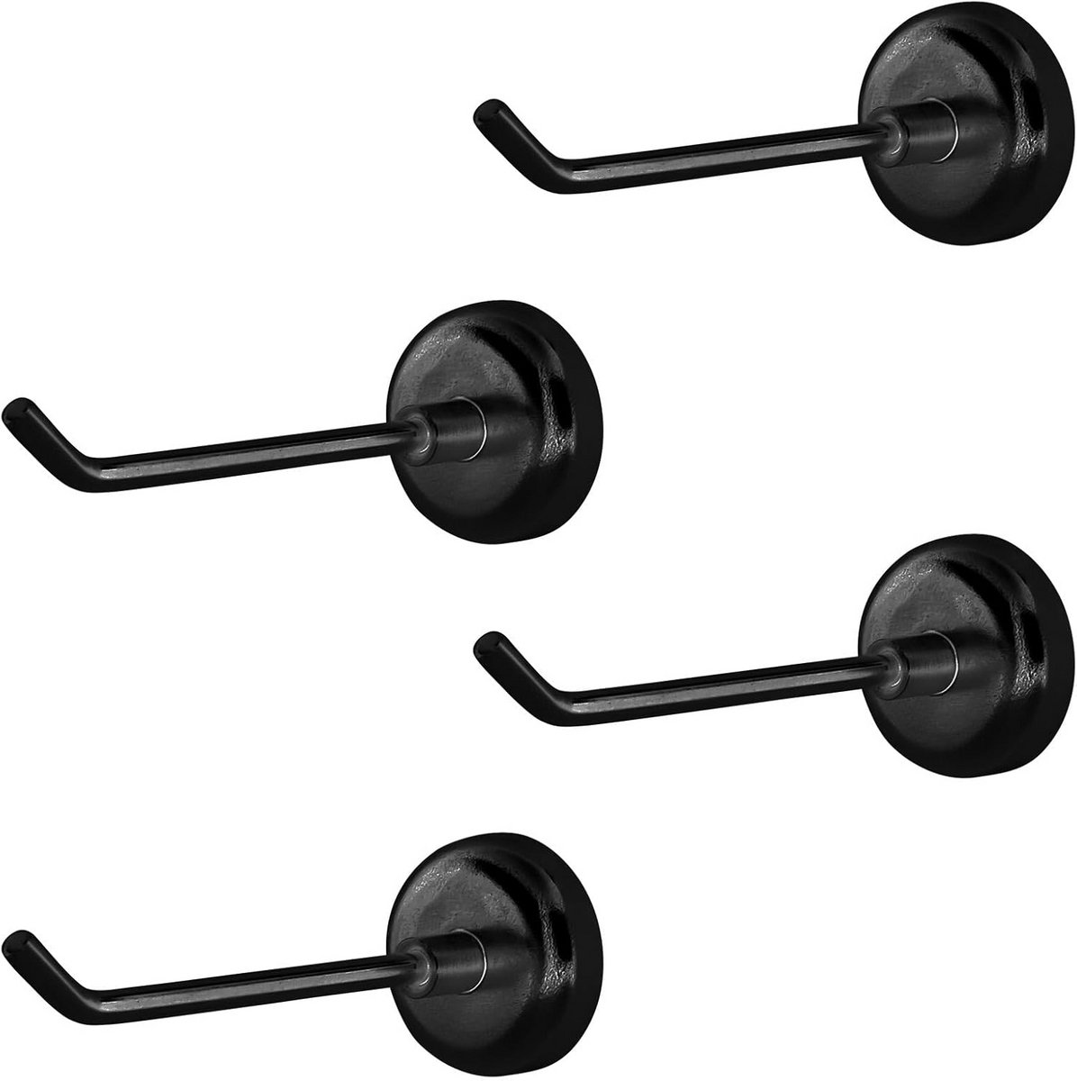 4x Sterke Magnetische Haken voor Ophangen - Zwaar Belastbaar tot 3kg - Ideaal voor Koelkast, Garage en Kantoor
