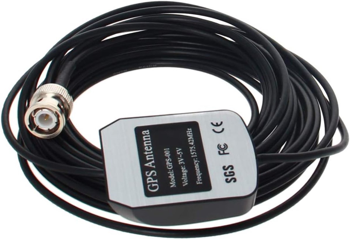 Actieve GPS Antenne met BNC Stekker en Magnetische Voet voor Auto Navigatie