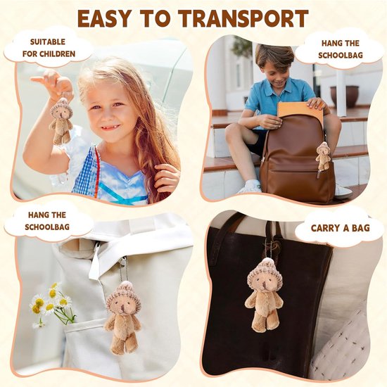 Mini teddybeer in doos - handgemaakt pluche met inspirerende kaart van MINI — afbeelding 2