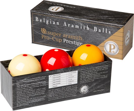 Biljart ballen set Super Aramith Pro Cup Prestige 61,5mm