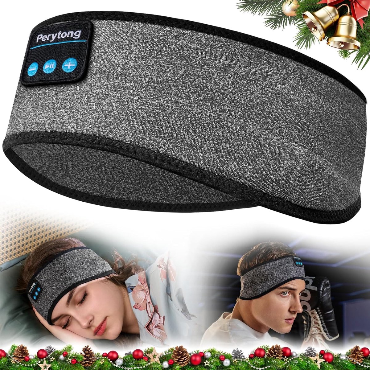 Slaap Hoofdtelefoon - Bluetooth Hoofdband - Ontspannen Slapen - Comfortabel Muziek Luisteren - 11.1 x 8 x 3.4 cm