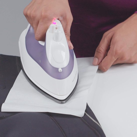 Neopreen Reparatiepleisters Stof Stof Reparatie Set 2 Stuks Zwart - Strijkbaar en Flexibel van Merkloos — afbeelding 2