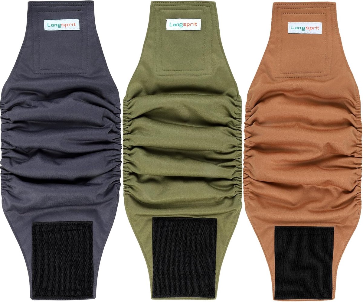 Honden Buikbanden - Hond Luiers - Zindelijkheidstraining - Hoge Absorptie - XXL Maat - Blauw