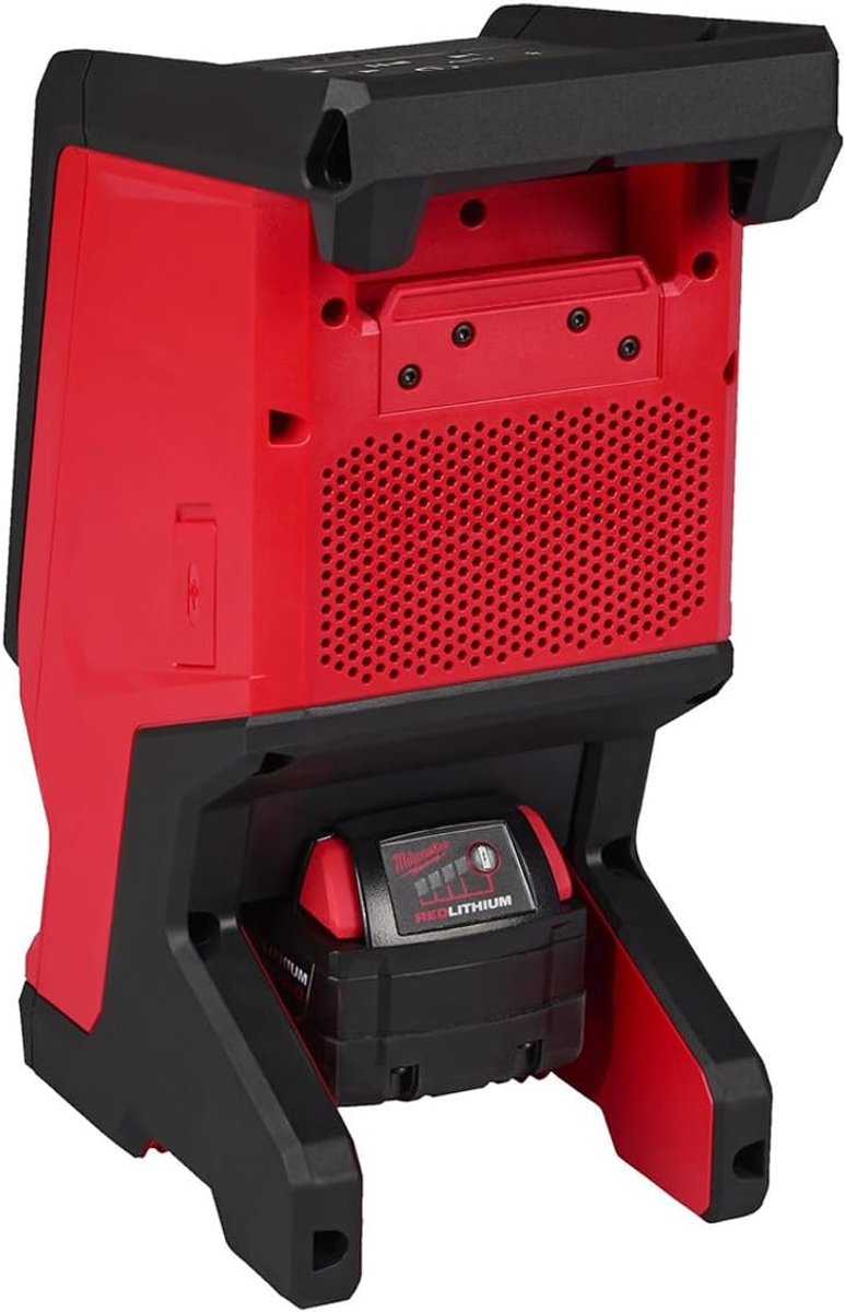 Draadloze Bluetooth Speaker 18V voor Bouwplaats en Werkruimte - Kale Unit