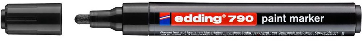 Edding 790 oliemarker, ronde punt, 2-3 mm, zwart