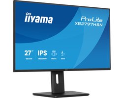 iiyama ProLite XB2797HSN-B1 - 27 inch - Full HD - IPS - USB-Hub (4x) - Verstelbaar - USB-C Dock