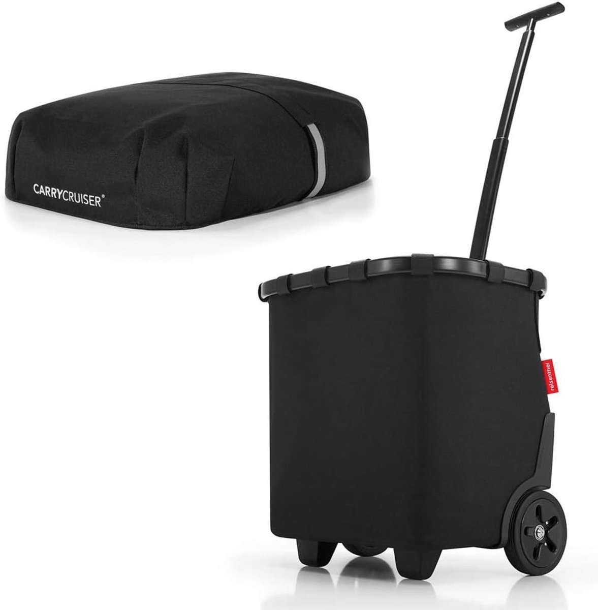 Boodschappentrolley 40 liter met cover en privacy bescherming - ruim en comfortabel