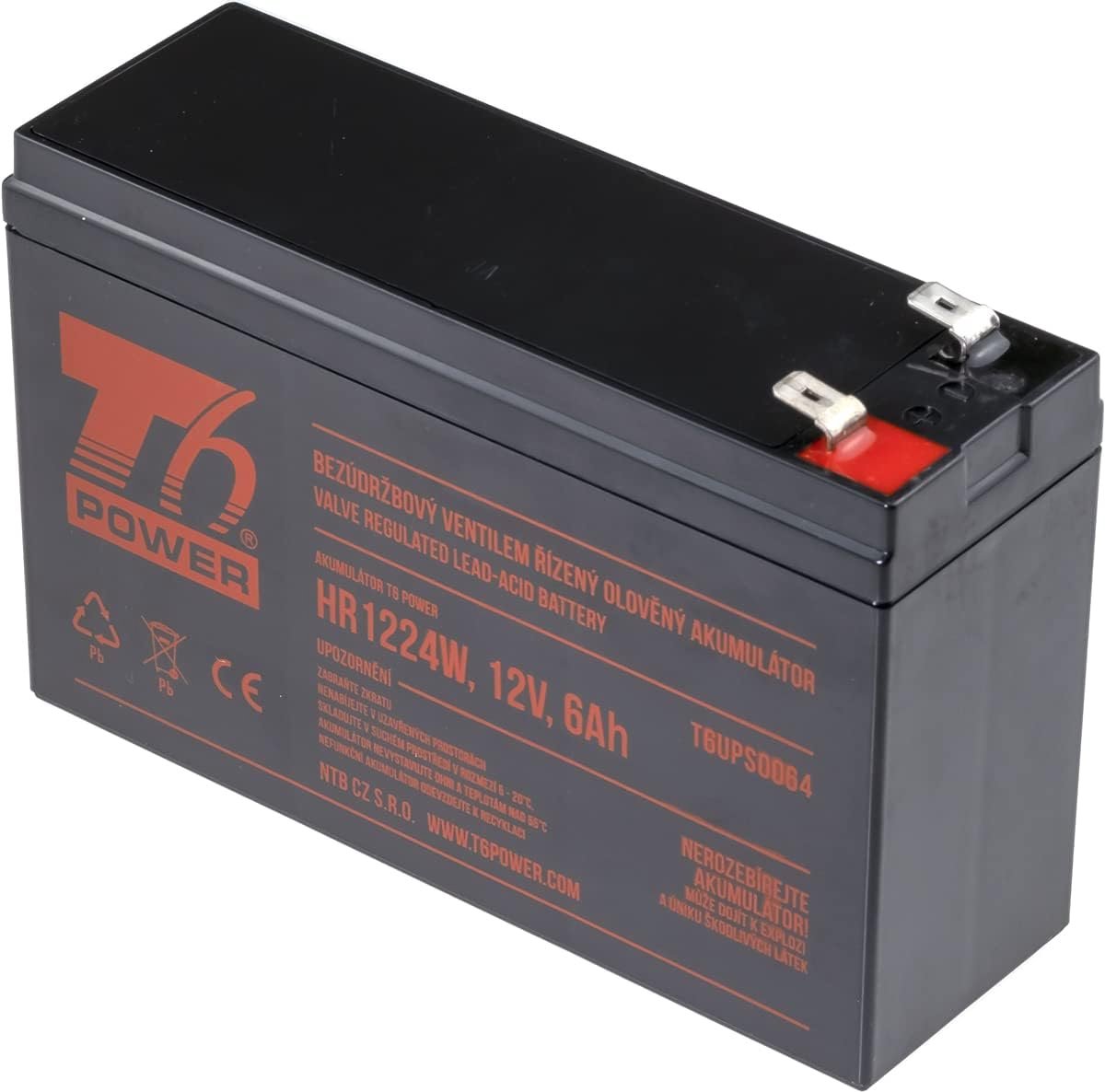 Vervangende Batterij - Back-up Accu - Stroomonderbreking - 12 Volt - 9.8 x 15.1 cm