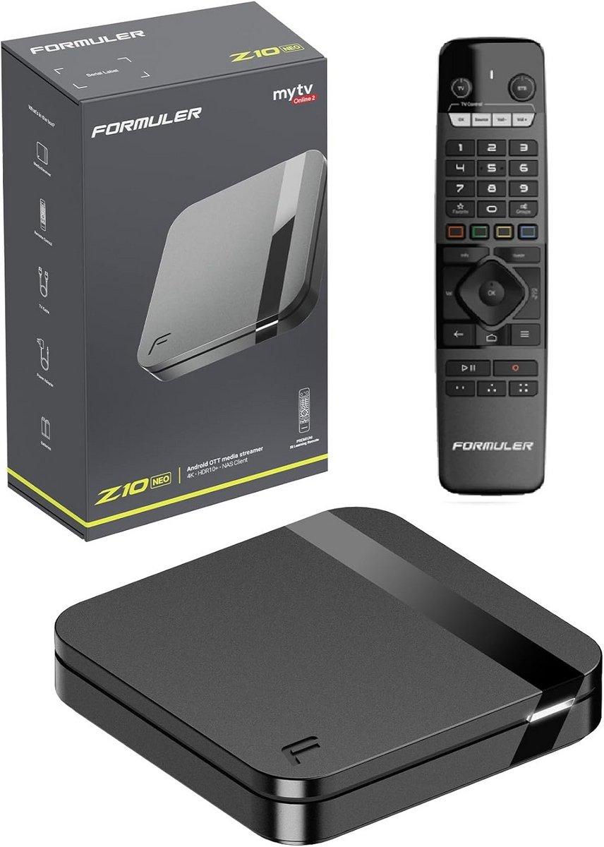 Android 10 TV Box met 4K HDR10+ - 2GB RAM, 4GB ROM, Single-band Wi-Fi