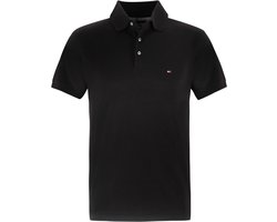 Tommy Hilfiger - 1985 Poloshirt Zwart - Slim-fit - Heren Poloshirt Maat XL