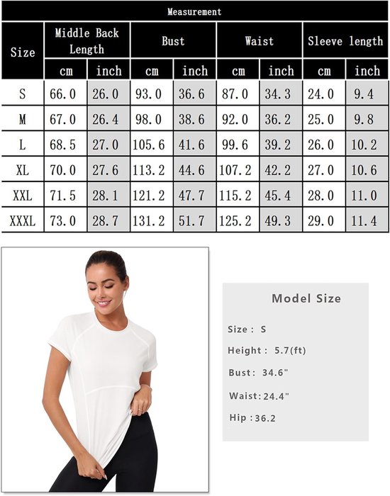 Sneldrogend Dames Sportshirt - Ademend Fitnessshirt voor Hardlopen, Yoga en Sportactiviteiten — afbeelding 2