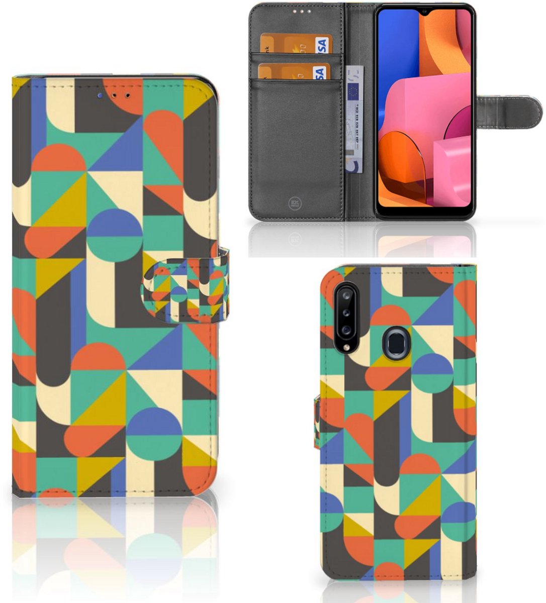 Samsung Galaxy A20s Telefoon Hoesje Funky Retro