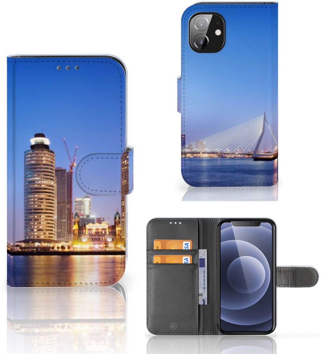 Boekhoesje voor Apple iPhone 12 Mini Flip Cover Rotterdam