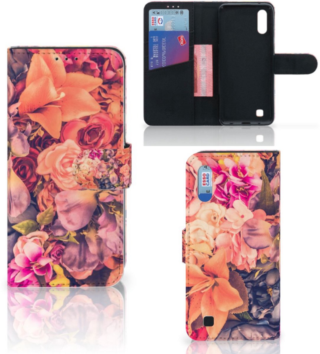 Samsung Galaxy M10 Hoesje Bosje Bloemen