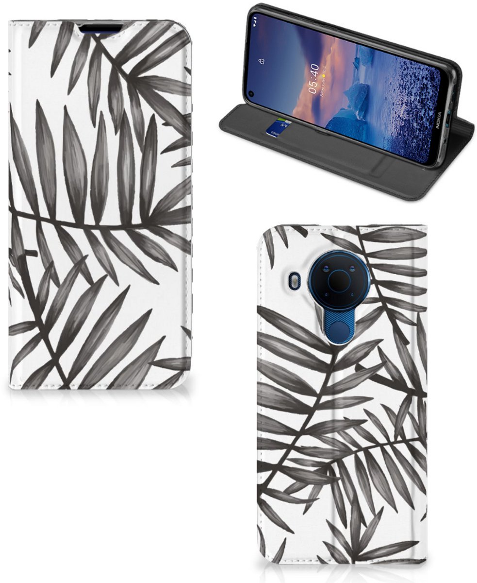Nokia 5.4 Smart Cover Leaves Grey