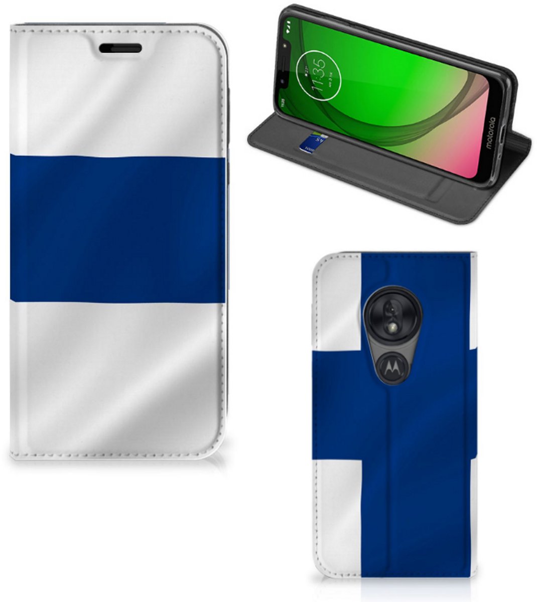 Motorola Moto G7 Play Standcase Finland