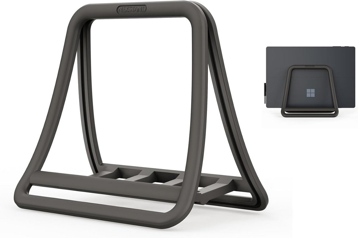 Verticale Laptop Standaard voor Bureaublad - Ruimtebesparend Ontwerp