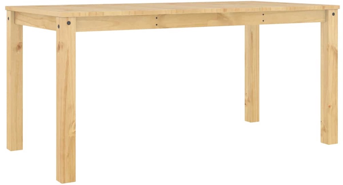 vidaXL - Eettafel - PANAMA - 160x80x75 - cm - massief - grenenhout