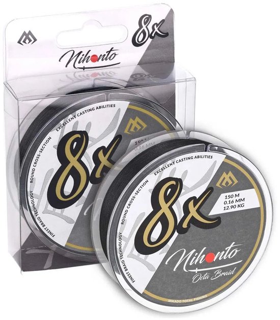 Mikado Nihonto Octa Braid 0,06M 150m Kope 8-Strengs Vislijn van Merkloos — afbeelding 5