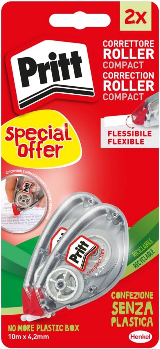 Compacte Correctieroller 10 m x 4,2 mm - 2 Stuks