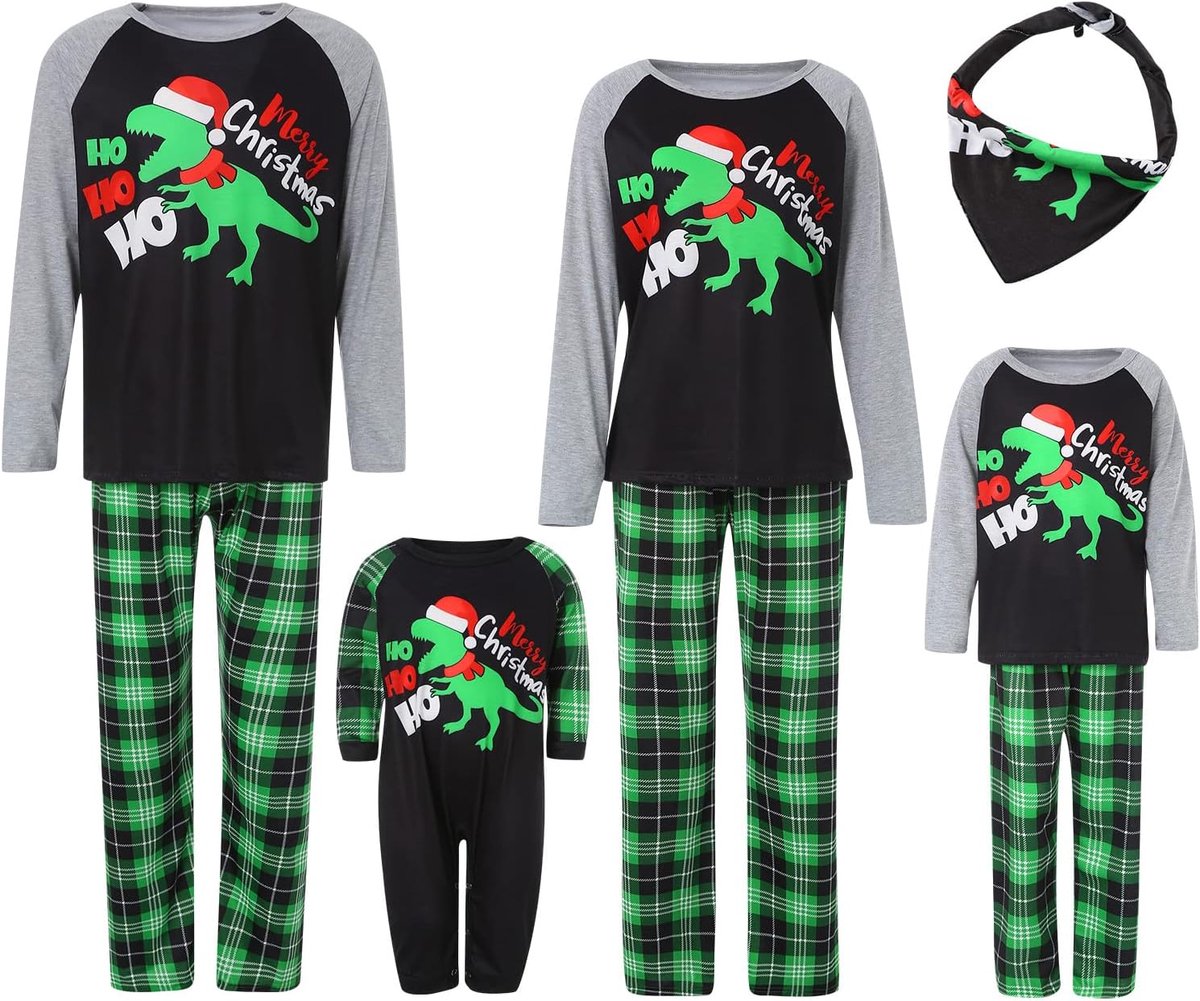 Gezinsvriendelijke Kerst Pyjama Sets met Bijpassende Motieven