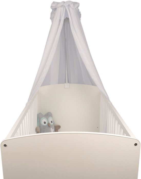 Tega Baby Wit Piekstok & Sluierstandaard met Klembevestiging — afbeelding 2