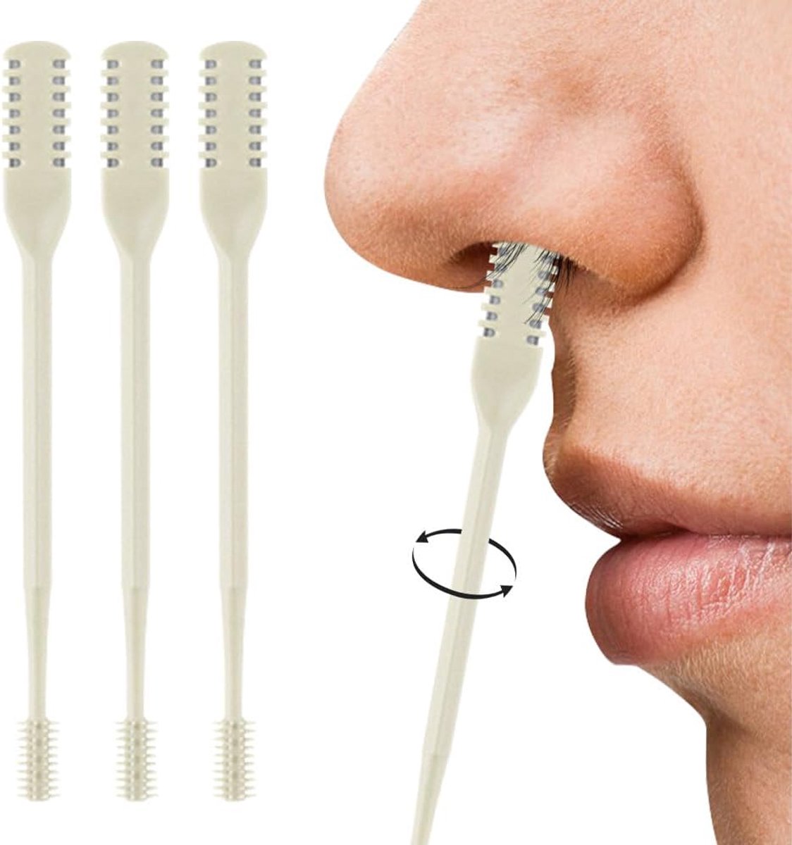 Neushaartrimmer 2-in-1 - Verbeterde Handmatige Neus- en Oorhaartjesverwijderaar