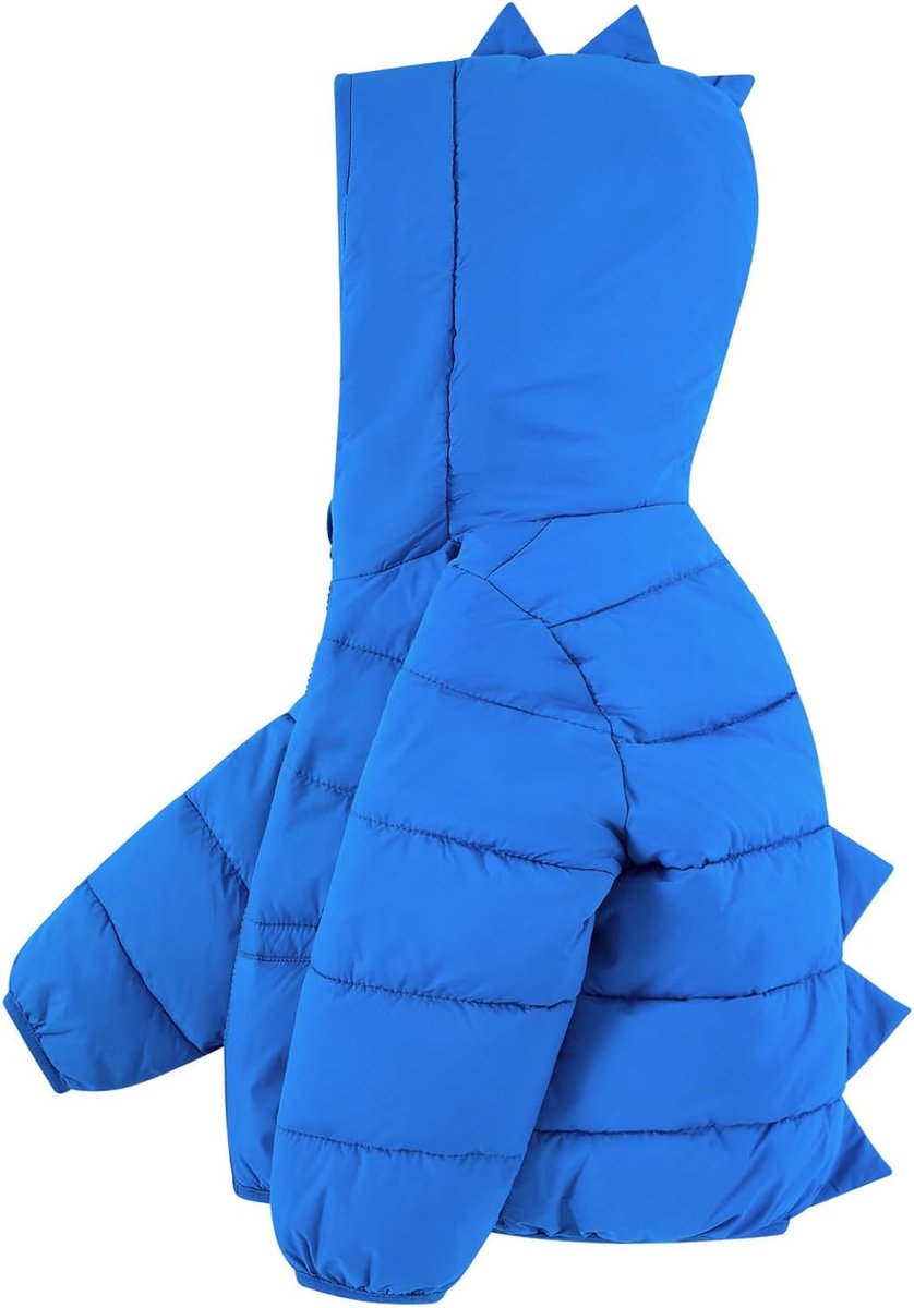 Winterjas met capuchon voor baby's in dinosaurus-design - Thermo-fleecevoering voor 6 maanden tot 5 jaar