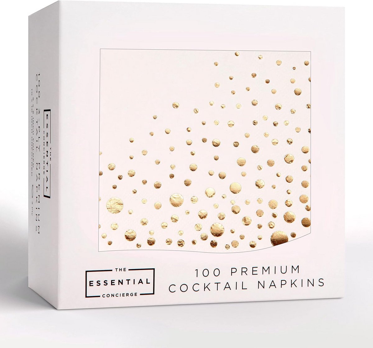 Gouden Papieren Cocktailservetten - 100-pack 5x5 Inch 3-laags Servetten