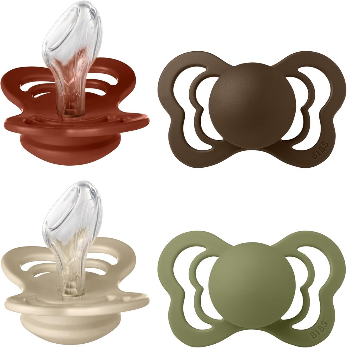 Anatomische Fopspeen Set van 4 BPA-vrij voor 0-6 Maanden - Zachte Silicoon met Natuurlijk Ontwerp
