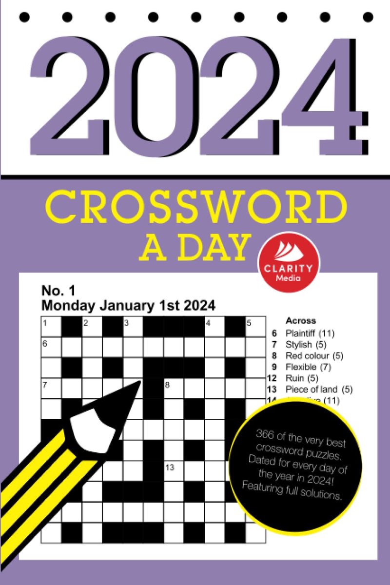 Kruiswoordraadsel per Dag 2024: 366 Puzzels voor Elk Dag van het Jaar