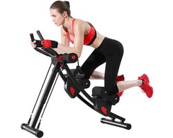 Hoogte Verstelbare Ab Trainer - Opvouwbare Ab Machine voor Thuis Gym