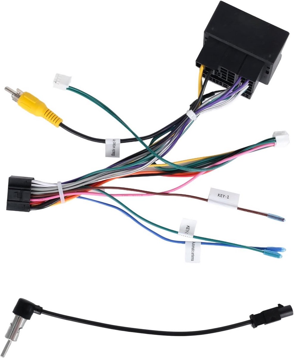 52-Pin Radio Kabelboom Adapter voor Volkswagen Golf Jetta Polo Tiguan Passat - Plug & Play Stereo Installatie
