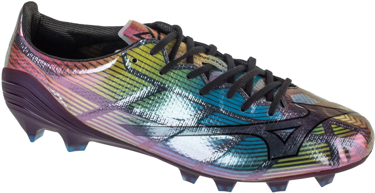 Mizuno Alpha II Japan voetbalschoenen in veelkleurig ontwerp, synthetisch materiaal, maat EU 41.