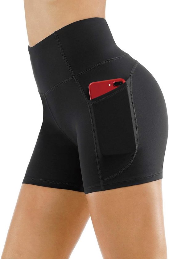 Hoge Taille Yoga Broekjes voor Dames met Diepe Zakken voor Fitness en Hardlopen — afbeelding 4