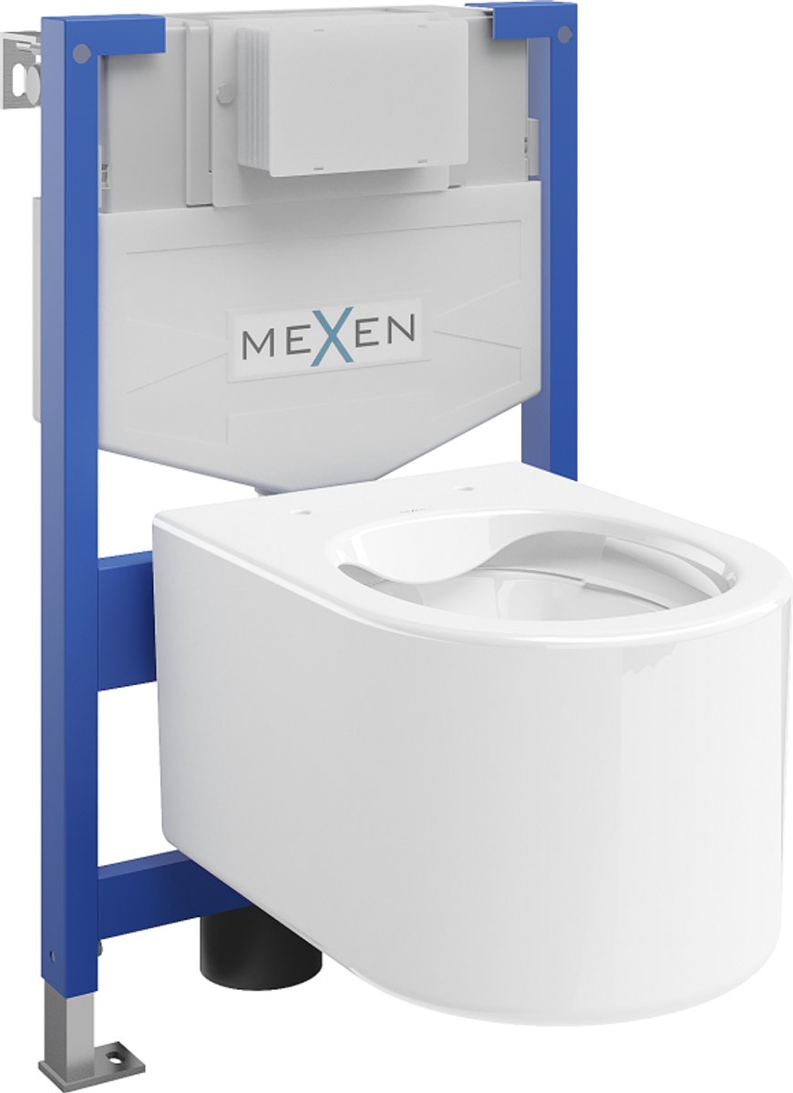 Mexen Sofia inbouw WC-set frame Fenix XS-F met WC-pot, wit glans - 6803354XX00