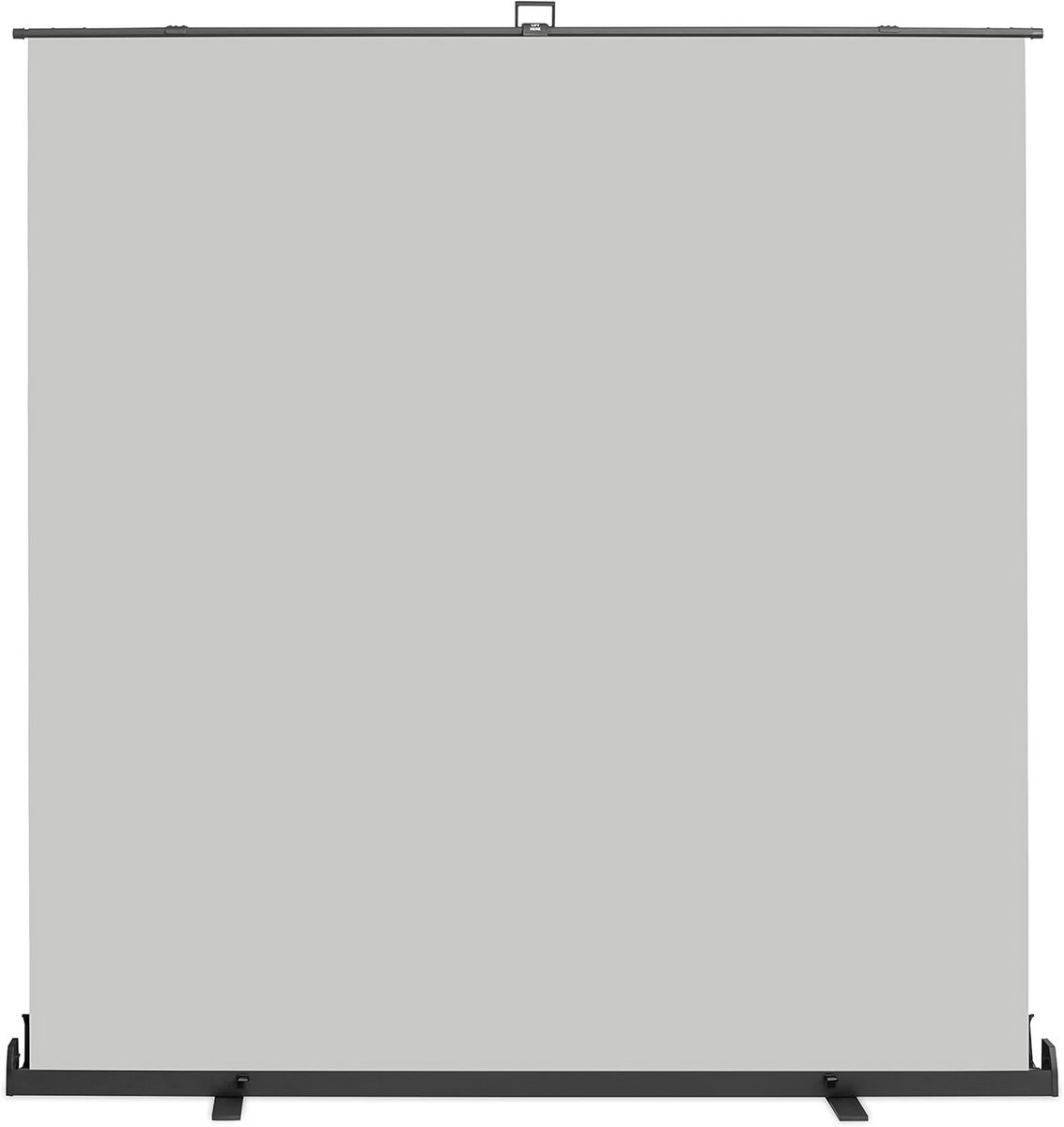 Roll-up Achtergrondscherm 210 x 220 cm Grijs voor Fotografie