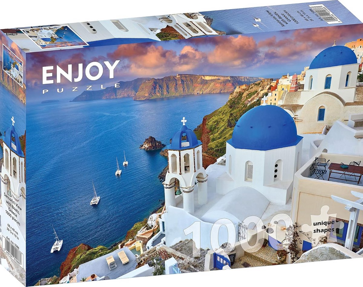 Legpuzzel Santorini Griekenland 1000 stukjes