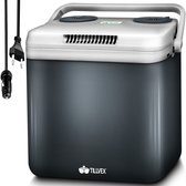 Tillvex Kühlbox Kühlbox Elektrisch 32L Mini-Kühlschrank, 230 V Und 12 V Fuer Kfz Auto Camping